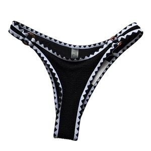 Black and White Bikini Bottom